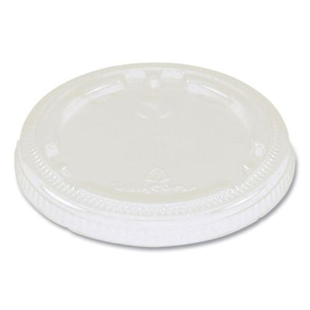 World Centric 4 oz Clear PLA Lids for Fiber Cups WORCPLCS9F
